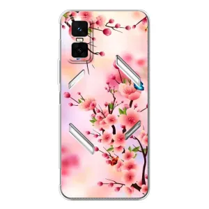 Чехол с принтом САКУРЫ на Infinix GT 30 Pro (Бабочки на сакуре)