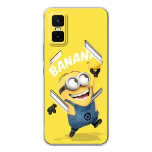Мультяшний принт на Чохол для ГТ 30 Про (Banana)