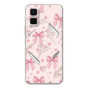 Чехол банты для Infinix GT 30 Pro (Банты с цветами)