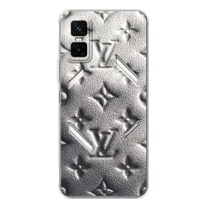 Текстурний Чохол Louis Vuitton для ГТ 30 Про (Бежевий ЛВ)
