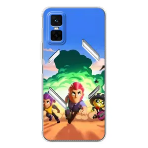 Силиконовый Чехол на Infinix GT 30 Pro с картинкой Brawl Stars (Бравел Старс)