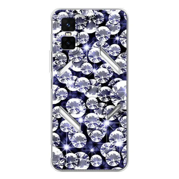 Чехол с рисунком «Бриллианты» для Infinix GT 30 Pro Чехол с рисунком «Бриллианты» для Infinix GT 30 Pro