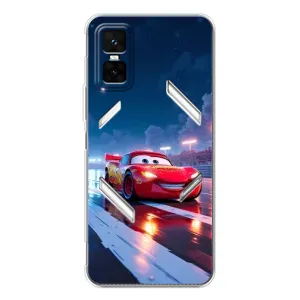 Чехол с принтом Маквин для Infinix GT 30 Pro (Ночной Маквин Тачки)