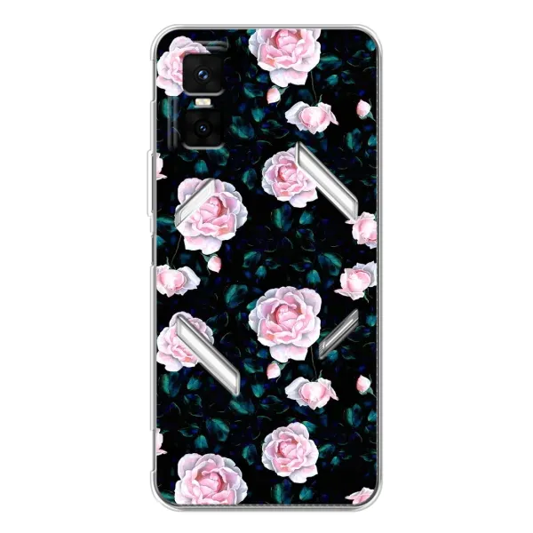 Чехол с рисунком «Чайные розы» для Infinix GT 30 Pro