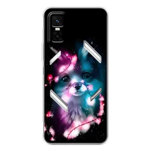 Чохол з Лисичкою для Infinix GT 30 Pro (Чорна лисиця)