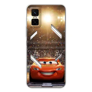 Чехол с принтом Маквин для Infinix GT 30 Pro (Молния Маквин стадион)