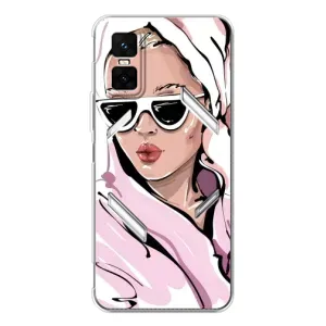 Чехол с картинкой Модные Девчонки Infinix GT 30 Pro (Девушка в халате)