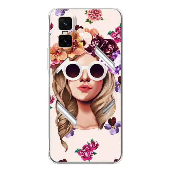 Чехол с рисунком «Девушка в очках» для Infinix GT 30 Pro Чехол с рисунком «Девушка в очках» для Infinix GT 30 Pro