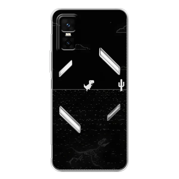 Чехол с рисунком «Динозаврик» для Infinix GT 30 Pro Чехол с рисунком «Динозаврик» для Infinix GT 30 Pro