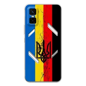 Чехлы УПА (Красно-Чёрный) на Infinix GT 30 Pro (Флаг УПА)