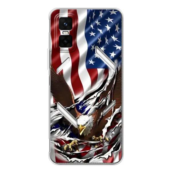 Чехол с рисунком «Флаг USA» для Infinix GT 30 Pro Чехол с рисунком «Флаг USA» для Infinix GT 30 Pro