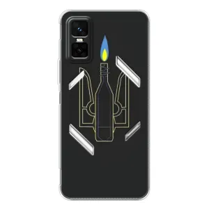 Чехол с картинкой (Патриотический ГЕРБ) на Infinix GT 30 Pro (Герб - Молотова)