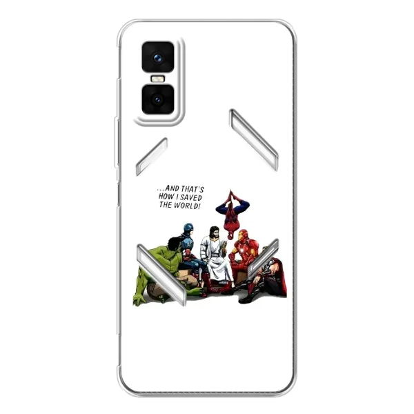 Чехол с рисунком «Иисус супергерой» для Infinix GT 30 Pro Чехол с рисунком «Иисус супергерой» для Infinix GT 30 Pro