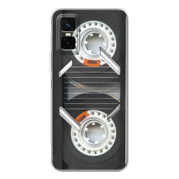 Чехол с рисунком «Кассета магнитофона» для Infinix GT 30 Pro Чехол с рисунком «Кассета магнитофона» для Infinix GT 30 Pro