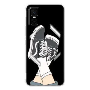 Чехол с Прикольным принтом на Infinix GT 30 Pro (Кеды)