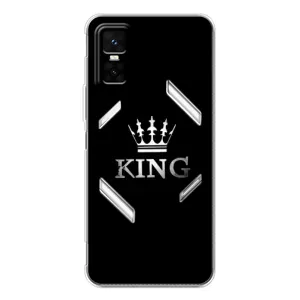 Чехол (Корона на чёрном фоне) для ГТ 30 Про (KING)
