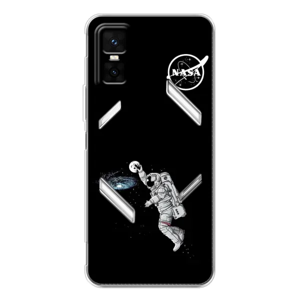Чехол с рисунком «Космонавт баскетболист» для Infinix GT 30 Pro Чехол с рисунком «Космонавт баскетболист» для Infinix GT 30 Pro