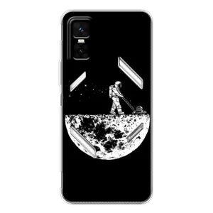 Силиконовый Чехол с принтом "Космонавты" на Infinix GT 30 Pro (Космонавт)