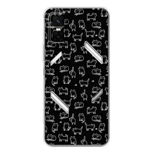 Чохол на тематику: Коти для Infinix GT 30 Pro (Котики на чорному)