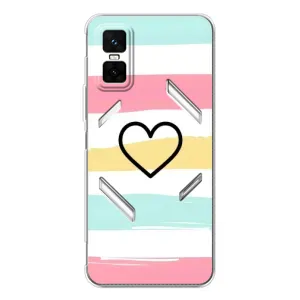 Чехлы с тематикой "Маленькие Сердечки" на Infinix GT 30 Pro (Красивое сердечко)