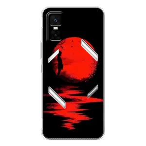 Летний Чехол на Infinix GT 30 Pro (Красный Закат)