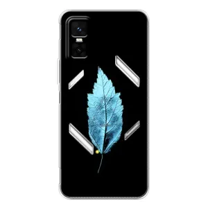 Чехол с картинками на черном фоне для Infinix GT 30 Pro (Листочек)
