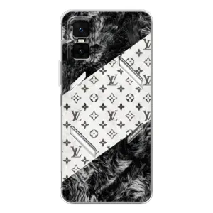 Чохол Стиль Louis Vuitton на Infinix GT 30 Pro (LV на білому)