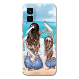Чехлы для МАМЫ на Infinix GT 30 Pro (Мама и дочь)
