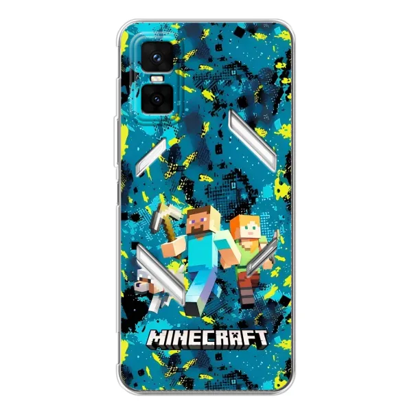 Чехол с рисунком «Майнкрафт» для Infinix GT 30 Pro