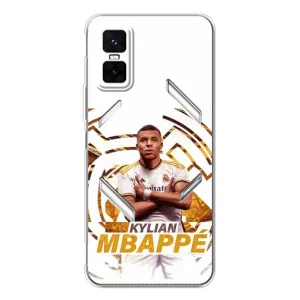 Чохол (TPU) з Футболістом на Infinix GT 30 Pro (Мбаппе Реал)