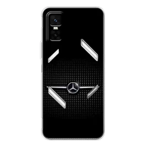 Силиконовый бампер с картинкой машины на Infinix GT 30 Pro (Mercedes)