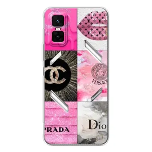 Чехол (Dior, Prada, YSL, Chanel) для Infinix GT 30 Pro (Модница)