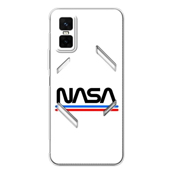 Чехол с рисунком «NASA на белом фоне» для Infinix GT 30 Pro Чехол с рисунком «NASA на белом фоне» для Infinix GT 30 Pro