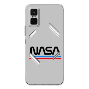 Силиконовый бампер с принтом "Наса" на Infinix GT 30 Pro (Наса)