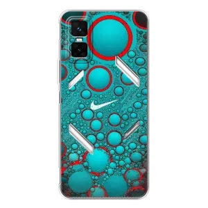 Силіконовый Чохол на Infinix GT 30 Pro з картинкою НАЙК (Найк зелений)