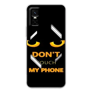 Чехол с Прикольным принтом на Infinix GT 30 Pro (Не трогай мой телефон)