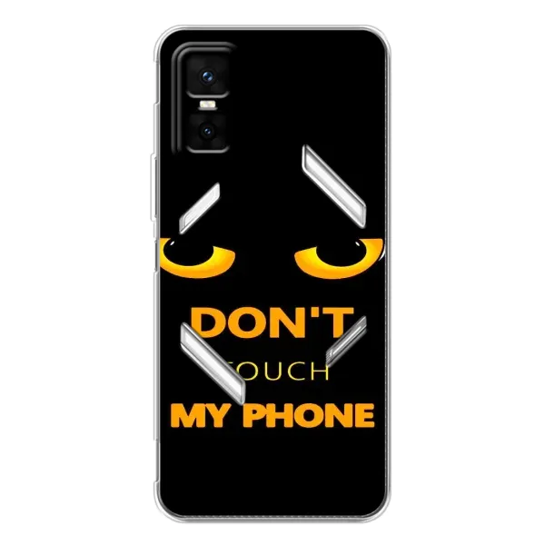 Чехол с рисунком «Не трогай мой телефон» для Infinix GT 30 Pro Чехол с рисунком «Не трогай мой телефон» для Infinix GT 30 Pro
