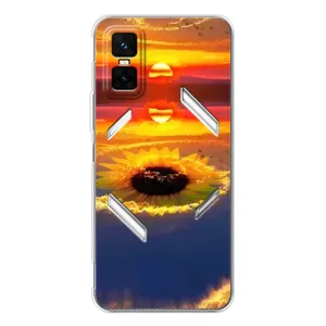 Чехлы с картинкой Подсолнухов для ГТ 30 Про (Небо подсолнух)