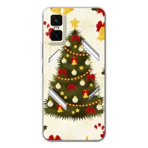 Чохол новорічна ялинка на Infinix GT 30 Pro (Новорічний принт)