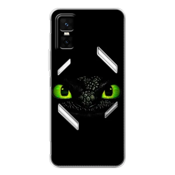 Чехол с рисунком «Глаза Беззубика» для Infinix GT 30 Pro Чехол с рисунком «Глаза Беззубика» для Infinix GT 30 Pro