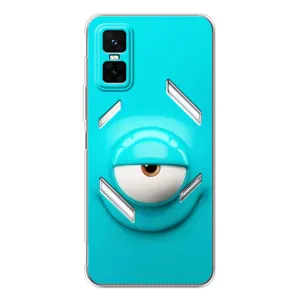 Силиконовые Чехлы (смешные стикеры) для Infinix GT 30 Pro (Одноглазик)