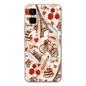 Чехол с Эйфелевой башней на Infinix GT 30 Pro (Париж мечта)