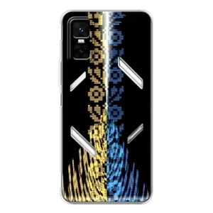 Силиконовый Чехол на Infinix GT 30 Pro (Патриотическая вышиванка)