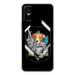 Чехол с принтом для Infinix GT 30 Pro (Патрон Воин)
