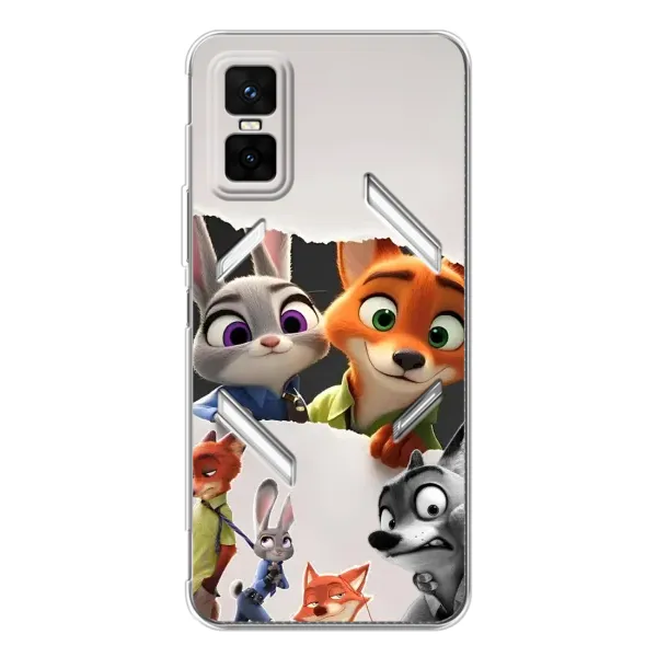 Чехол с рисунком «Персонажи Зоо» для Infinix GT 30 Pro Чехол с рисунком «Персонажи Зоо» для Infinix GT 30 Pro