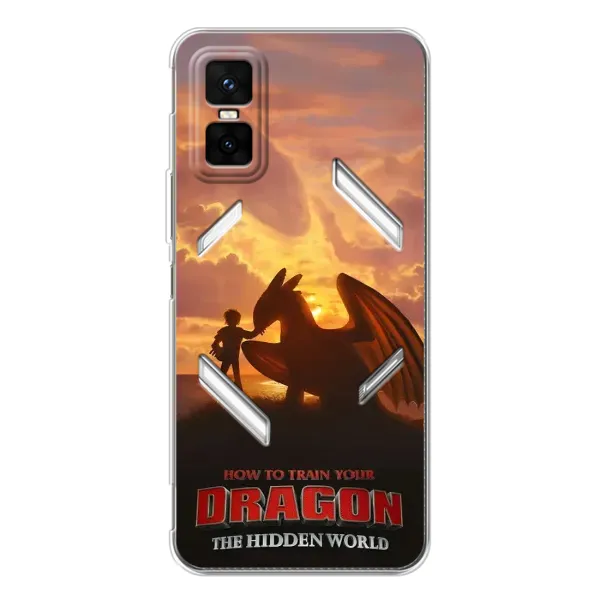 Чехол с рисунком «Постер Беззубика» для Infinix GT 30 Pro Чехол с рисунком «Постер Беззубика» для Infinix GT 30 Pro