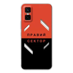 Чехлы УПА (Красно-Чёрный) на Infinix GT 30 Pro (Правый Серктор)