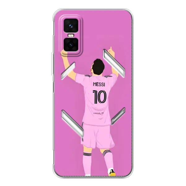 Чехол с рисунком «Празднование Месси» для Infinix GT 30 Pro Чехол с рисунком «Празднование Месси» для Infinix GT 30 Pro