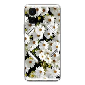 Чехол с ромашками на Infinix GT 30 Pro (Рамка в ромашках)
