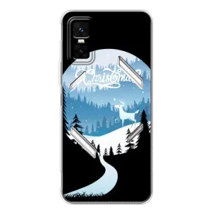 Силіконовий бампер на різдво для Infinix GT 30 Pro (Різдвяний Олень)